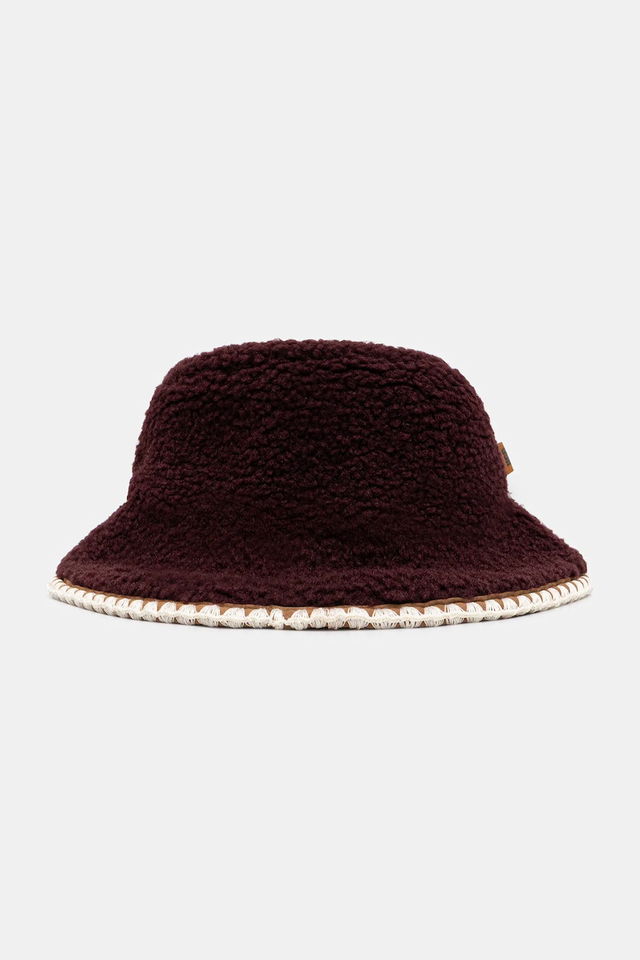 Sherpa Bucket Hat with Braided Trim