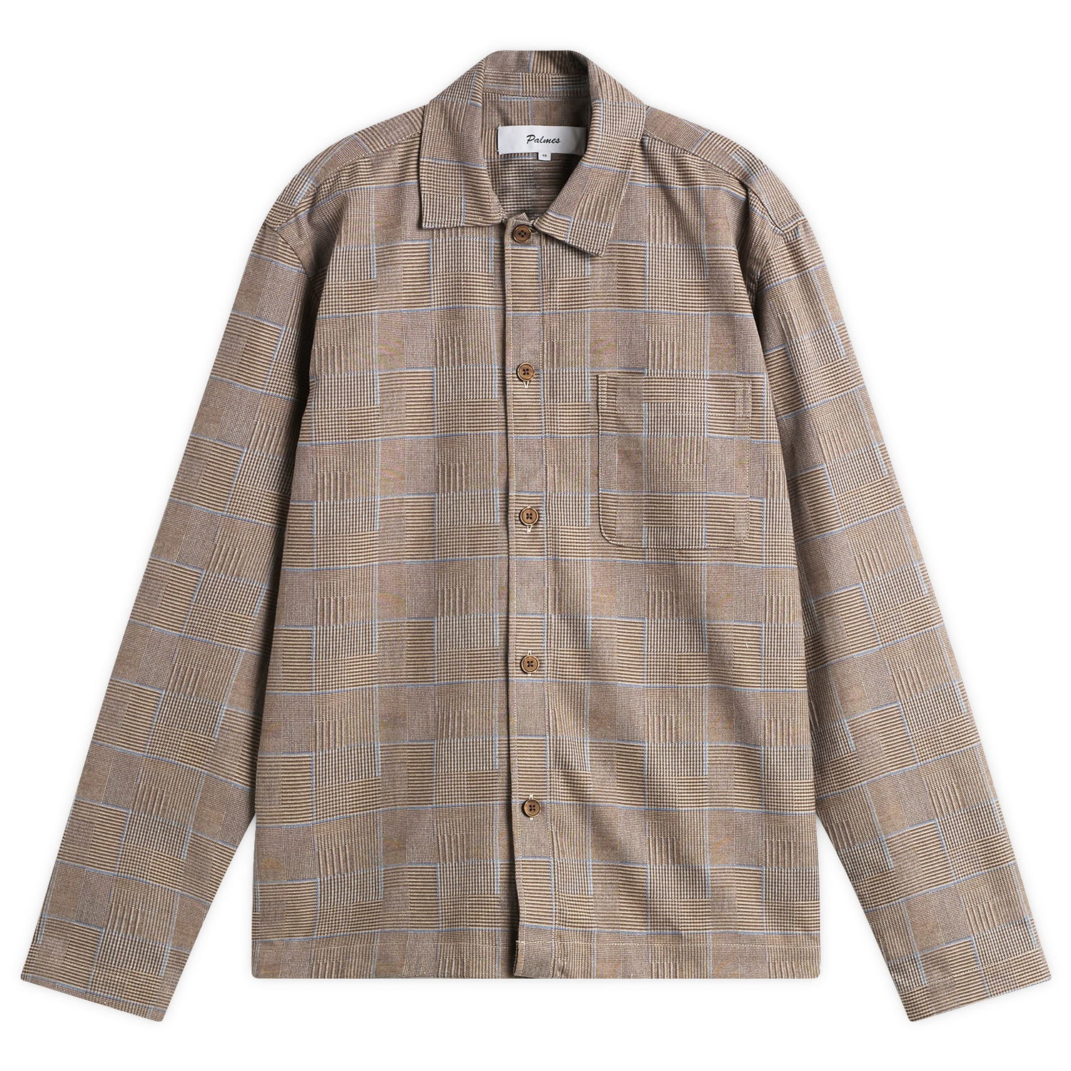Риза Palmes Glen Overshirt Бежово | P30-0042-121, 1