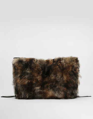 Голяма пазарска чанта Dolce & Gabbana Dolce & Gabbana Atene Fur Shopping Tote Bag Многоцветен | BB2535AW94289875, 3
