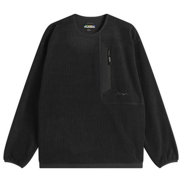 Grid Fleece Crew Sweatshirt