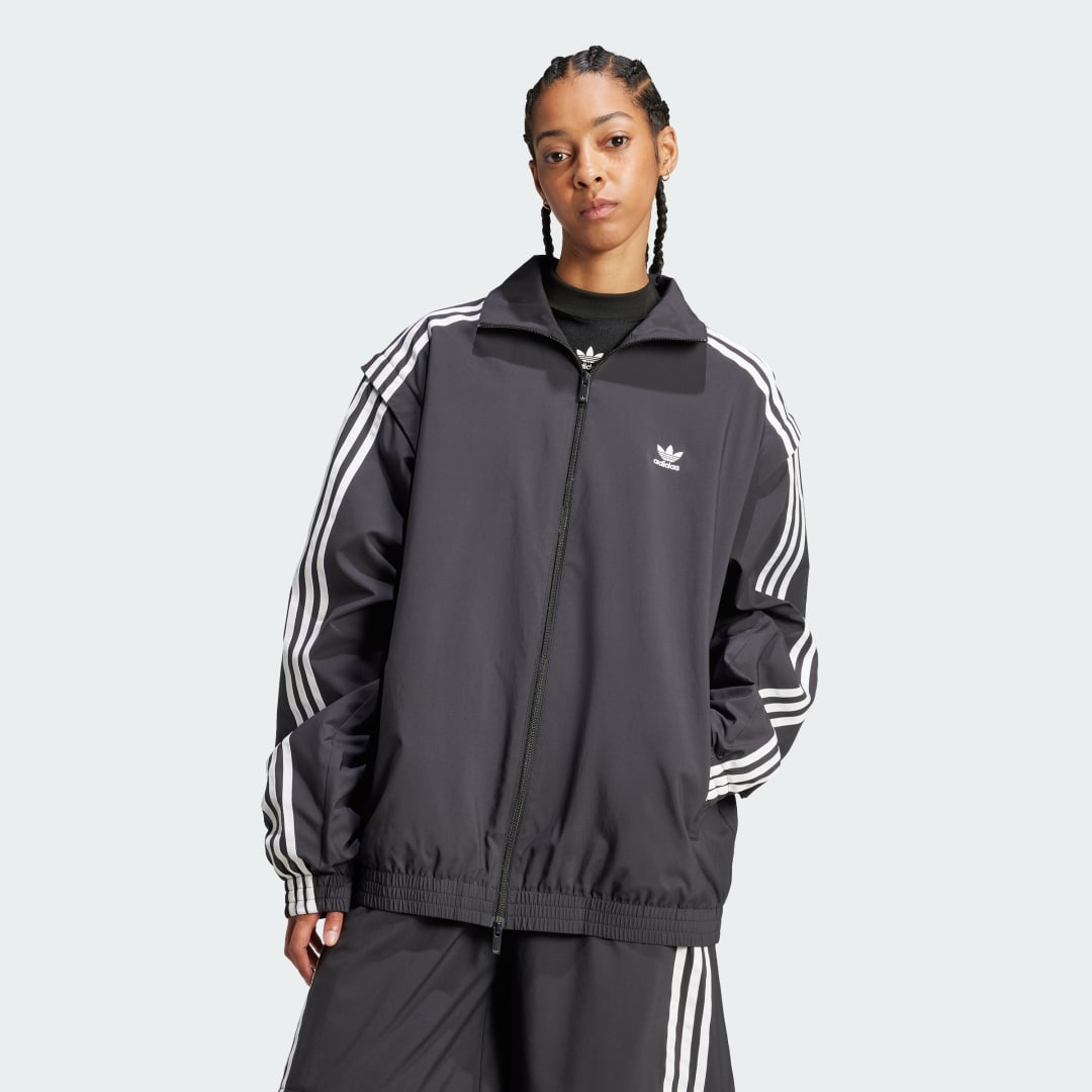 Суитчър adidas Performance Adilenium Season 2 Oversized Zip-Off Track Top Сиво | JM9251, 0