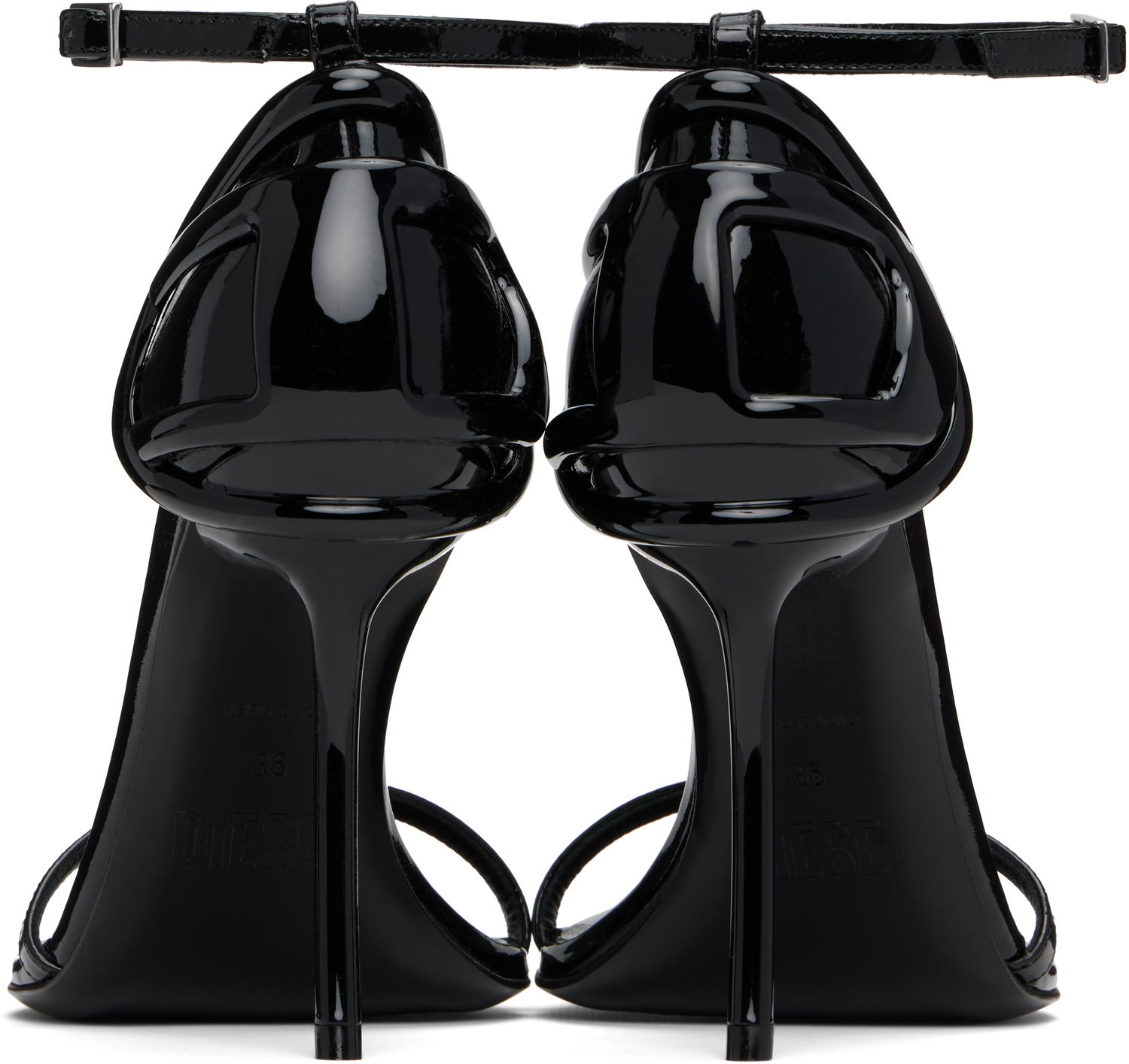 Облекло Diesel D-Ten&Half Heeled Sandals Черно | Y03662 P7381, 1