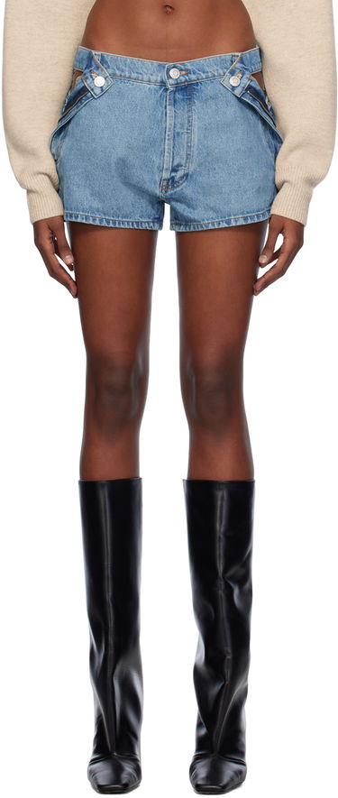 Къси панталони Coperni Coperni Open Hip Denim Shorts Синьо | COPP71202, 0