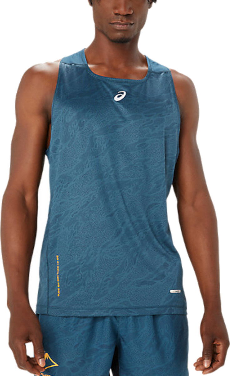 Потник Asics FUJITRAIL SINGLET TOP Тъмно синьо | 2011c984-400, 0
