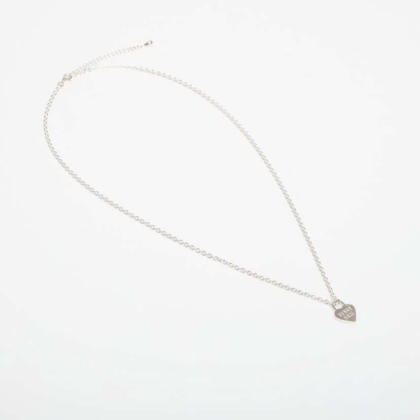 Колие Human Made Heart Silver Necklace Металик | HM30GD085SV