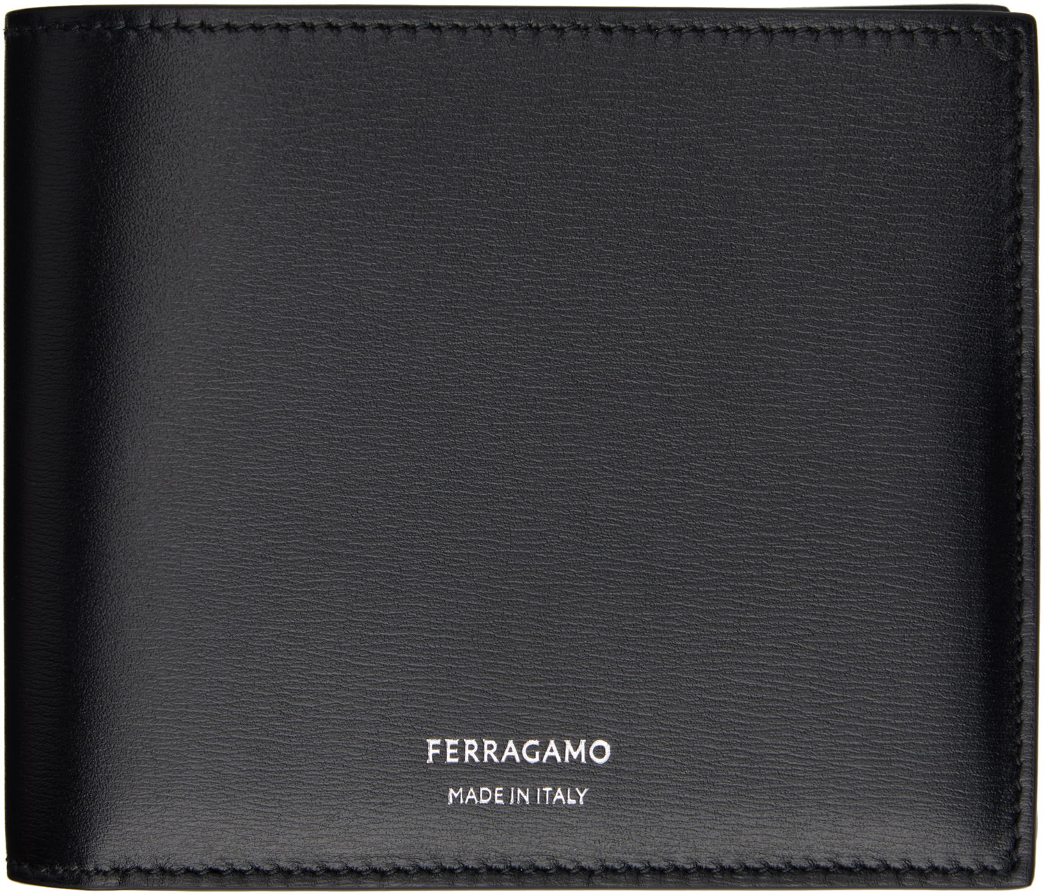 Портфейл FERRAGAMO Ferragamo Classic Leather Bifold Wallet Черно | 770094, 0