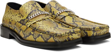 Кецове и обувки Martine Rose Martine Rose Square Toe Loafers with Chain Жълто | 1026LE02309M, 3
