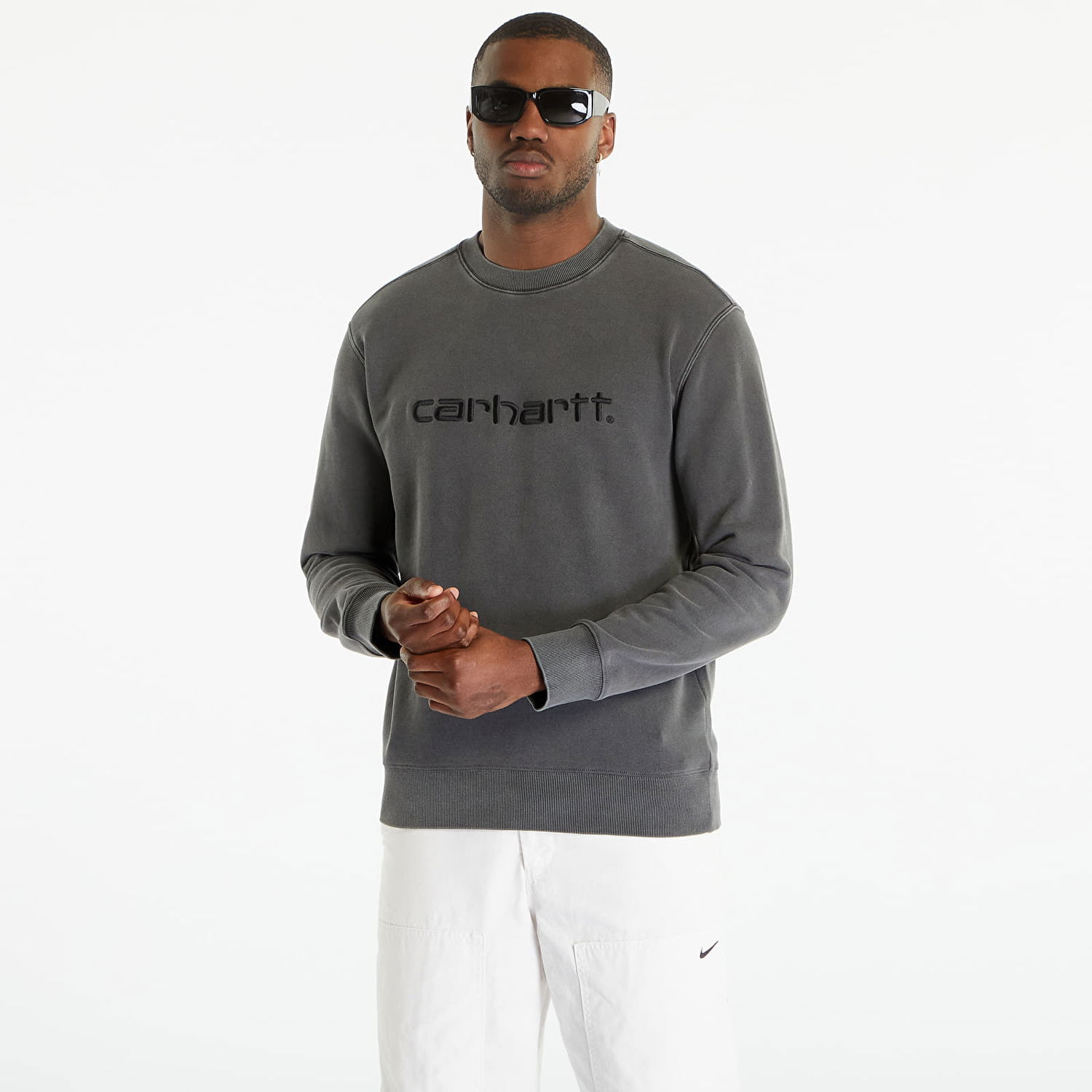 Суитчър Carhartt WIP Duster Sweatshirt Garment Dyed Черно | I031788.89GD, 0