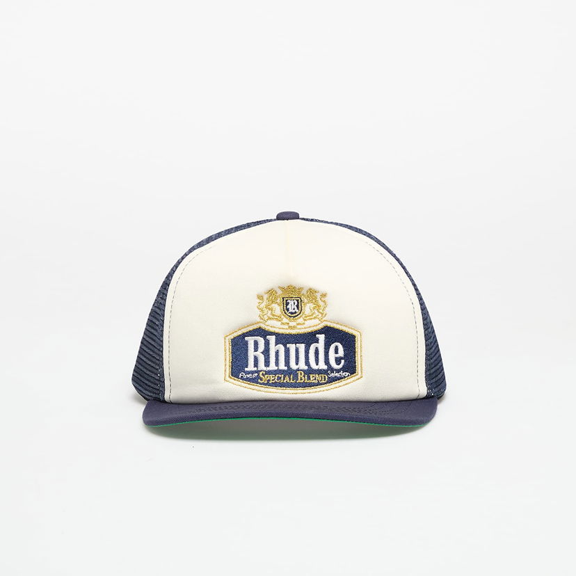 Шапка с козирка Rhude Rhude Special-Blend Trucker Hat Бяло | RHPF25HA017423039