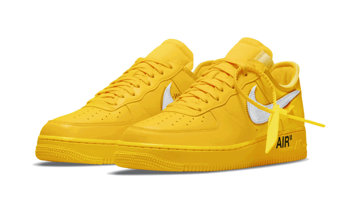 Кецове и обувки Nike Off-White x Air Force 1 Low "Lemonade" Оранжево
 | DD1876-700, 1