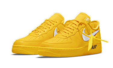 Кецове и обувки Nike Off-White x Air Force 1 Low "Lemonade" Оранжево
 | DD1876-700, 1