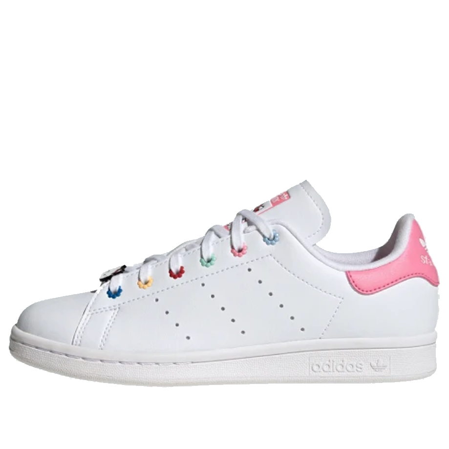 Кецове и обувки adidas Originals Hello Kitty x Stan Smith 'Floral Beads' Бяло | ID7230, 0