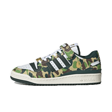 Кецове и обувки adidas Originals BAPE x Forum Low 84 30th Anniversary "Green Camo" Зелено | ID4771, 0