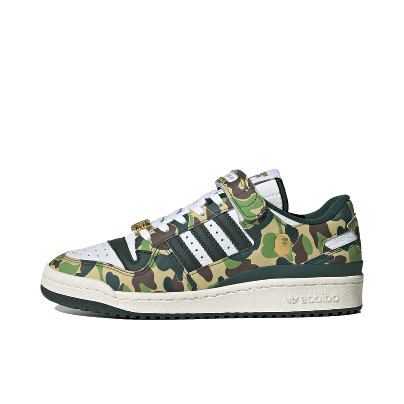 Кецове и обувки adidas Originals BAPE x Forum Low 84 30th Anniversary "Green Camo" Зелено | ID4771