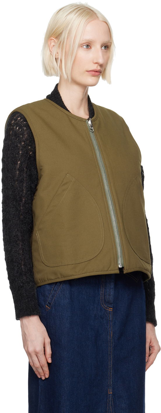 Жилетка YMC Wyatt Reversible Vest Зелено | Q5XAO, 1