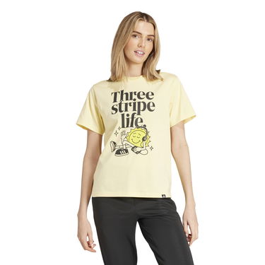 Тениска adidas Performance Positive Graphic T-Shirt Жълто | IX6454, 1