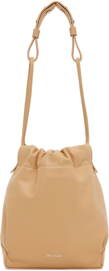 Дамска чанта BY FAR Exclusive Mons Shoulder Bag Бежово | 23SSMONSSKRFNAPMED, 0