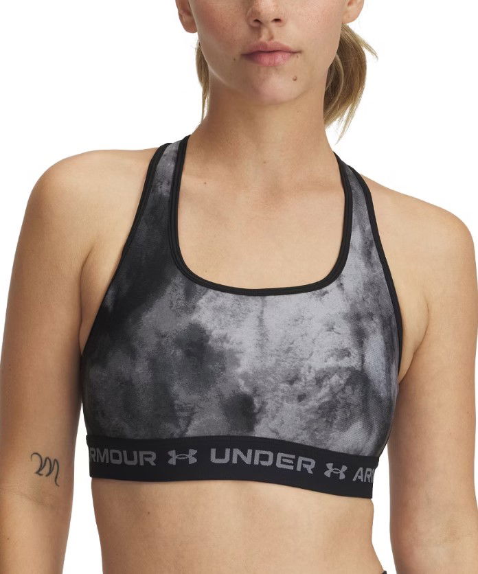 Сутиен Under Armour Under Armour Crossback Mid Print Sports Bra Черно | 1361042-012, 0