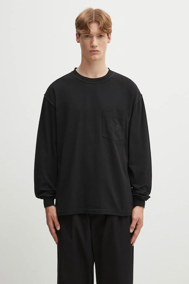 MM6 Maison Margiela Long Sleeve T-Shirt with Pocket