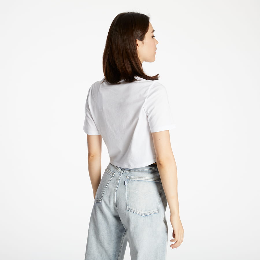 Съкратен топ Vans Flying V Crop Crew Sport T-Shirt Бяло | VN0A54QUWHT, 1