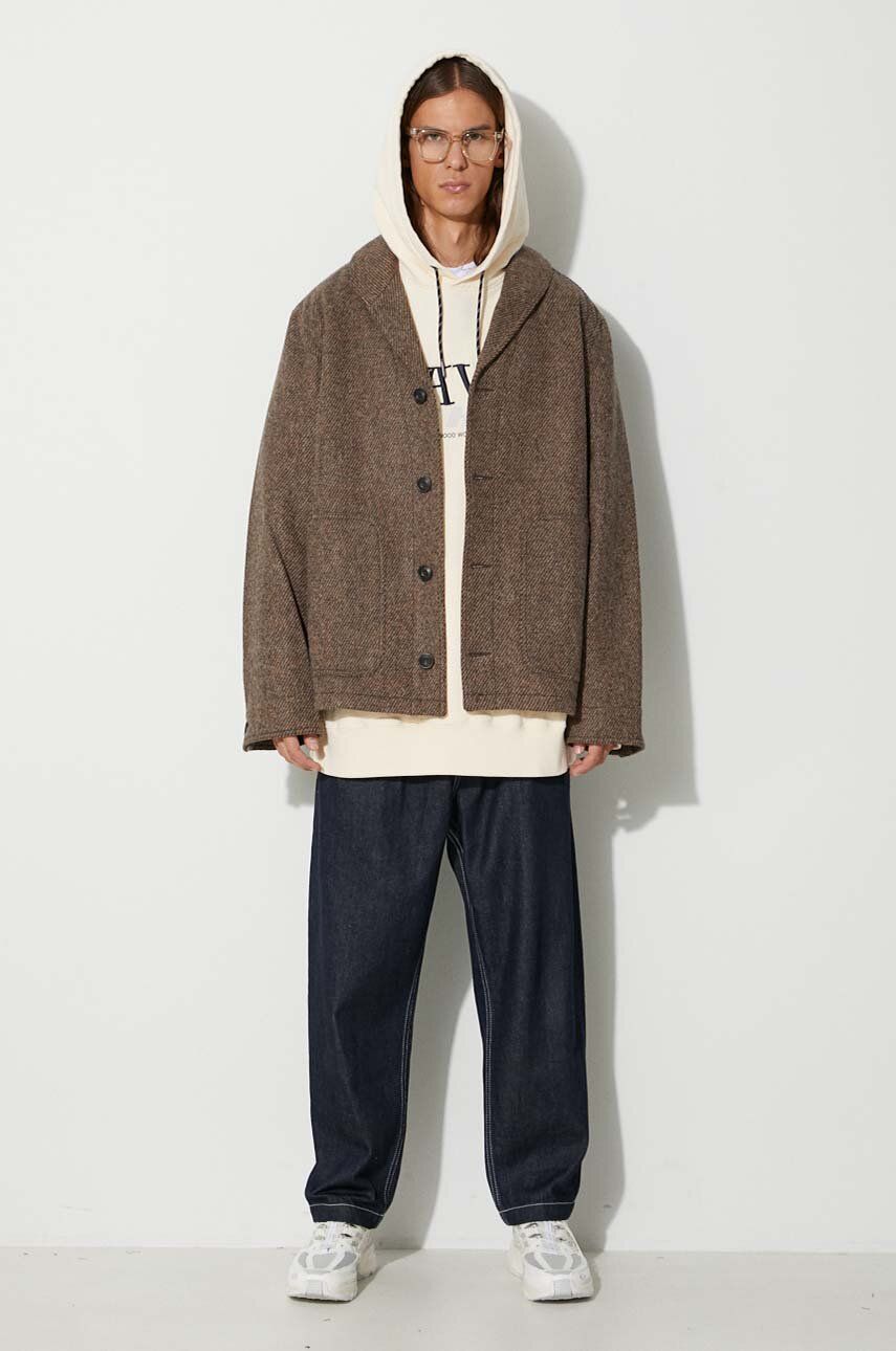 Суитчър WOOD WOOD Zeus Heaven Hoodie Бежово | 12335603.2493, 1