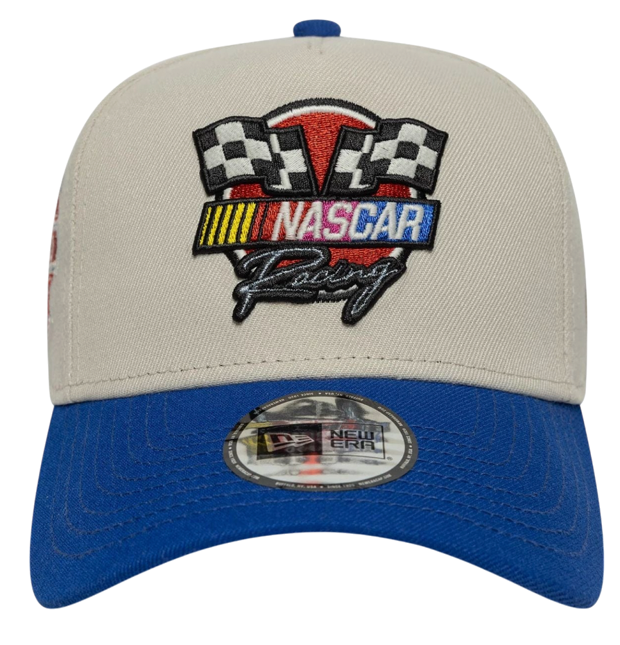Шапка с козирка New Era NASCAR Flag 9Forty Cap Бежово | 60667691-60667691, 1