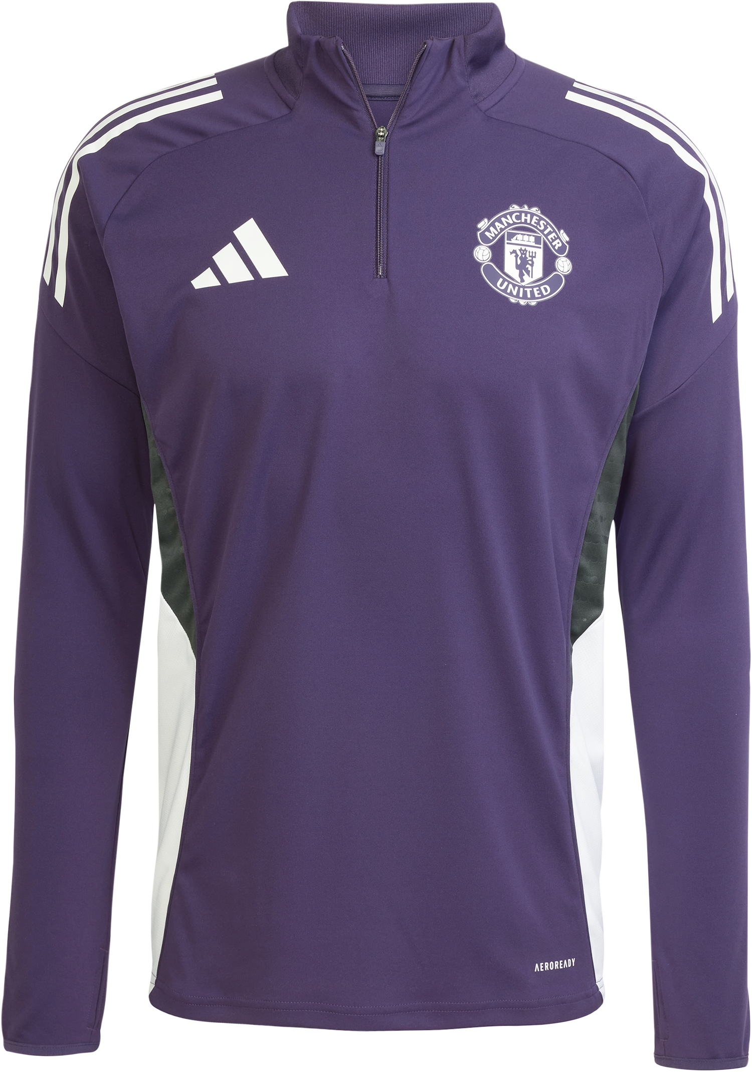 Тениска adidas Originals Manchester United TR TOP Long Sleeve Training Shirt 2025/26 Лилаво | jp3124, 0