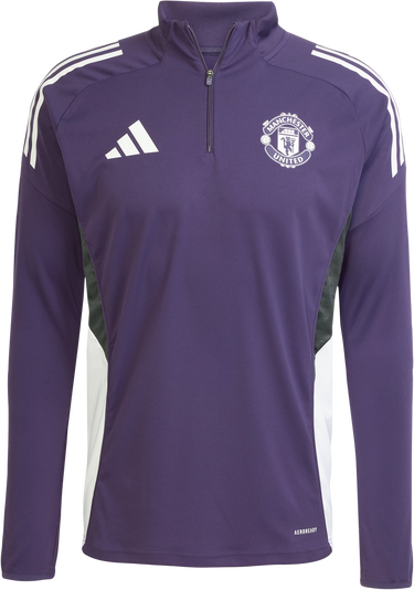 Тениска adidas Originals Manchester United TR TOP Long Sleeve Training Shirt 2025/26 Лилаво | jp3124, 0