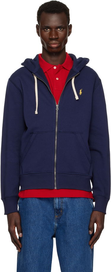 Суитчър Polo by Ralph Lauren Ralph Lauren Fleece Full-Zip Hoodie Тъмно синьо | 710548546001, 0