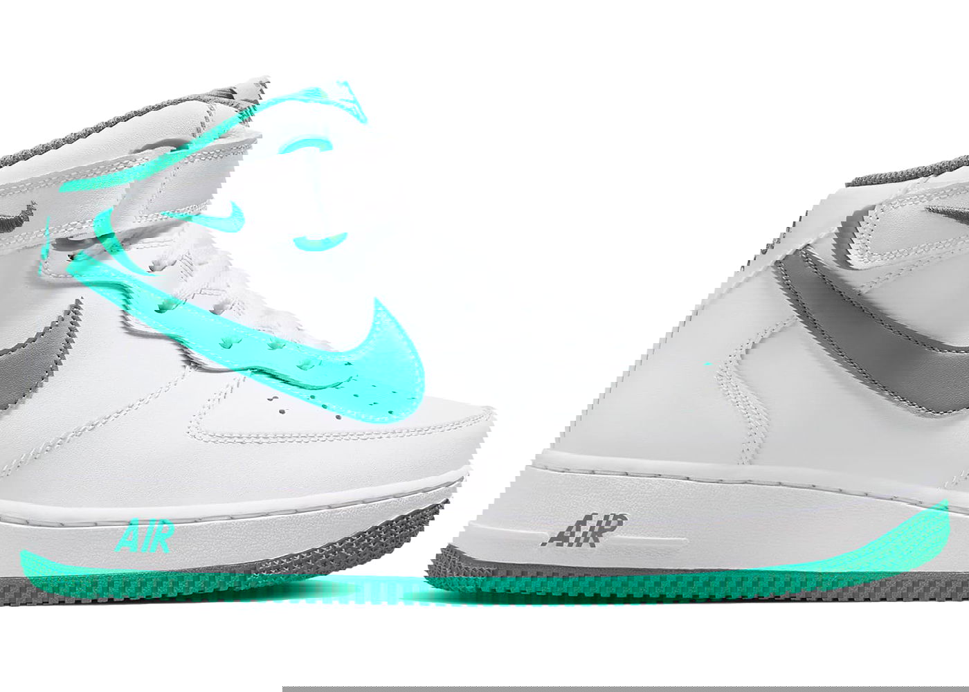 Кецове и обувки Nike Air Force 1 Mid '07 Clear Jade Бяло | DV0806-102, 0