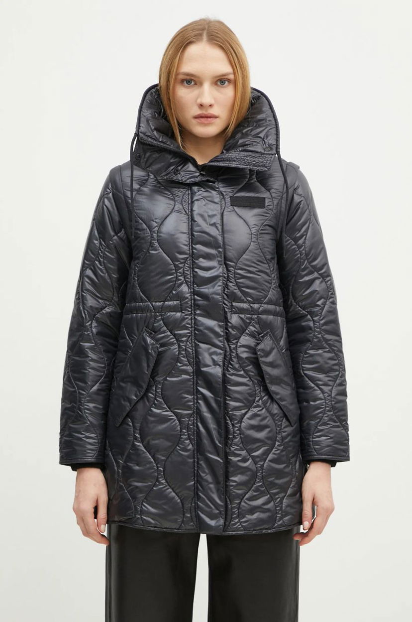 Пухо яке Napapijri A-Arolla Quilted Puffer Coat Черно | NP0A4I8S0411