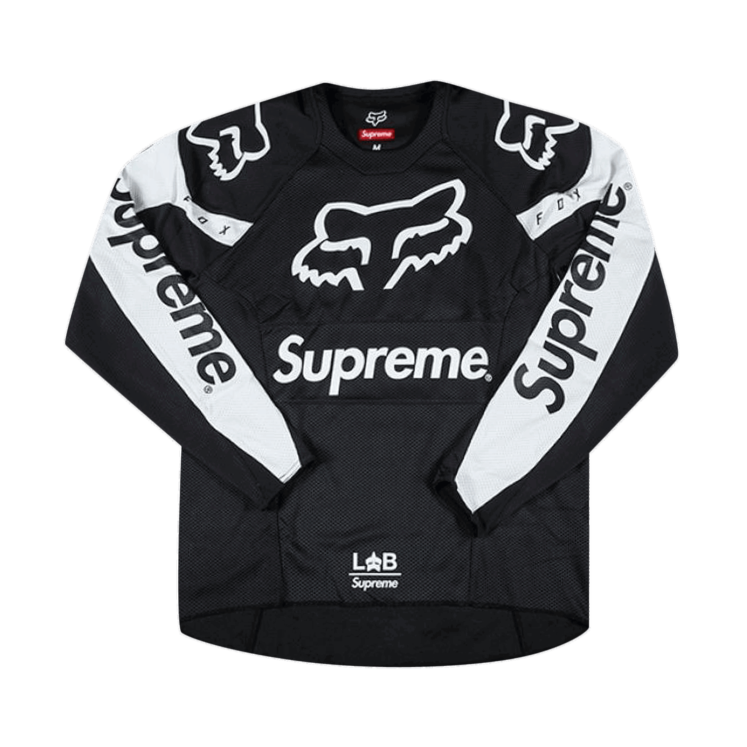 Фланелка Supreme Fox Racing Moto x Jersey Top Черно | SS18KN58 BLACK, 0