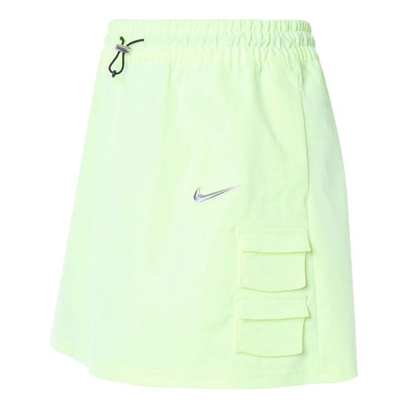 Пола Nike Sportswear Swoosh Woven Cargo Skirt Зелено | CZ8908-701
