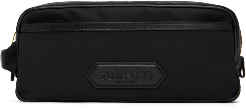 Чанта за пътуване Tom Ford Tom Ford Canvas Double Zip Toiletry Bag Черно | Y0369-TNY017G