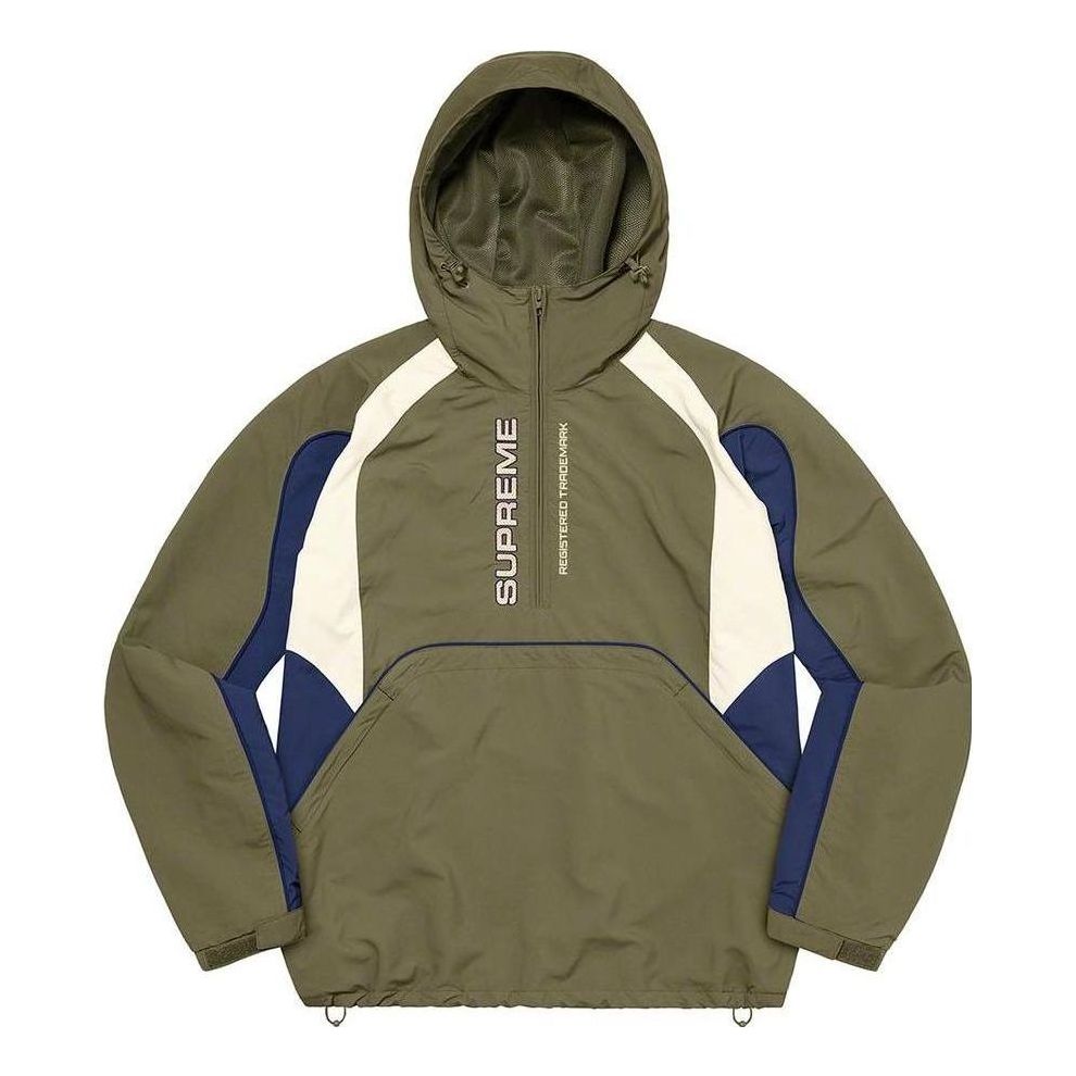 Ветровка Supreme Supreme Paneled Half Zip Pullover Зелено | SUP-FW22-730, 0