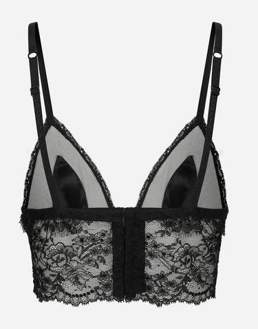 Сутиен Dolce & Gabbana Lace Bralette Черно | O7C46TONO23N0000, 1