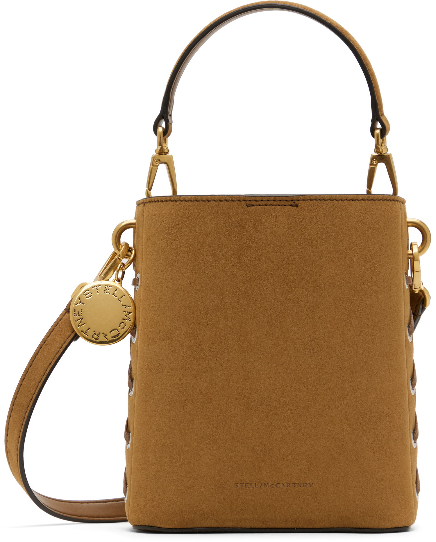 Дамска чанта Stella McCartney Whipstitched Bucket Bag Кафяво | 7B0093WP0518, 0
