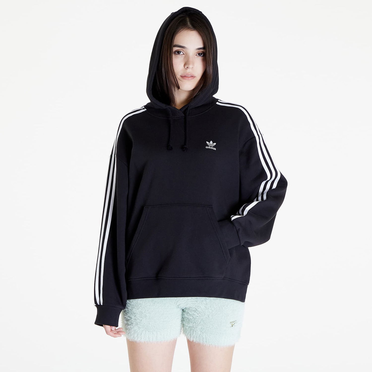Суитчър adidas Originals Adicolor Classics Oversized Hoodie Черно | IB7454, 1