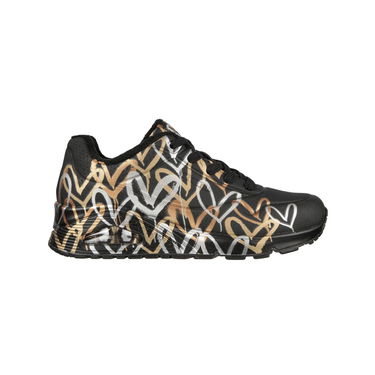 Кецове и обувки Skechers Uno Черно | 155523-BKGD, 5
