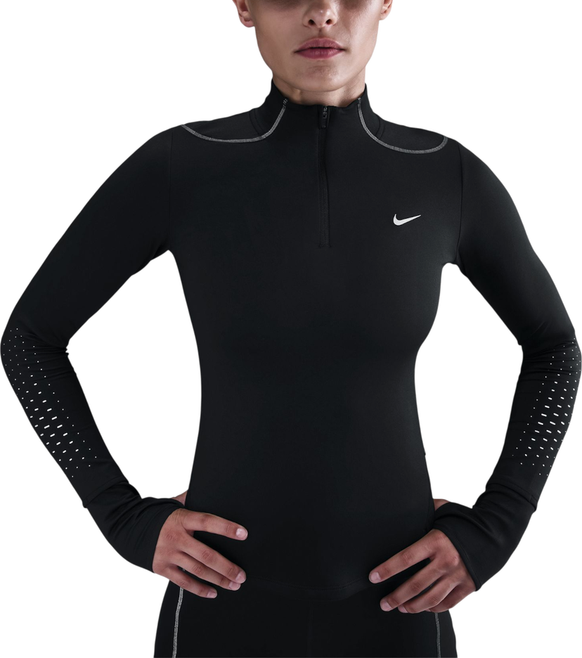 Суитчър Nike Swift Reflective Long-Sleeve Quarter-Zip Top Черно | hv2944-010