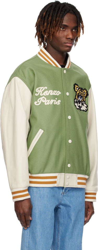 Яке бомбър KENZO VERDY Edition Varsity Bomber Jacket Зелено | FF58BL1509OH, 1