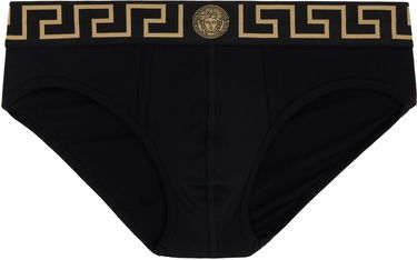 гащички Versace Two-Pack Greca Border Briefs Черно | AU10180_1A10011, 3