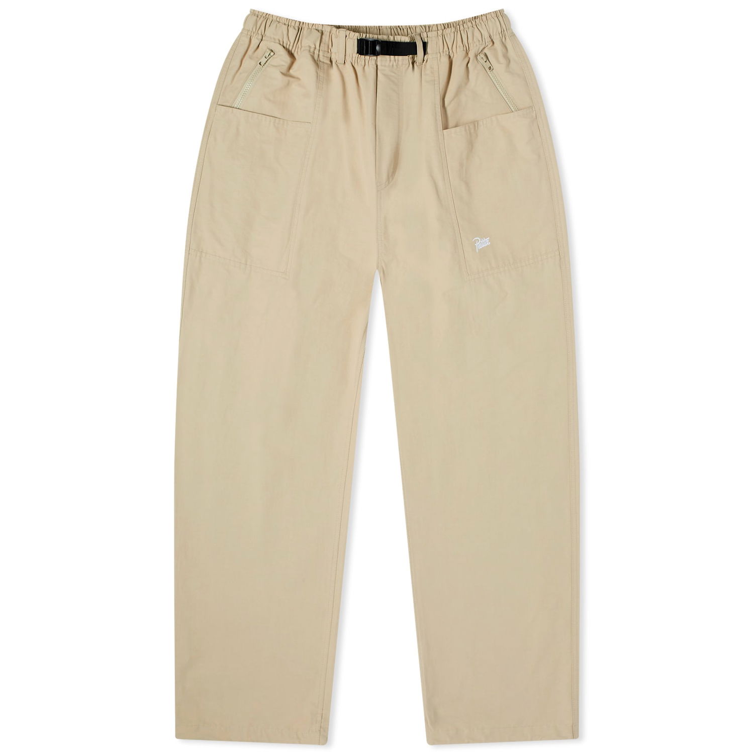 Панталони Patta Belted Tactical Chino Trousers Бежово | POC-AW23-BELT-TCCP-001, 0