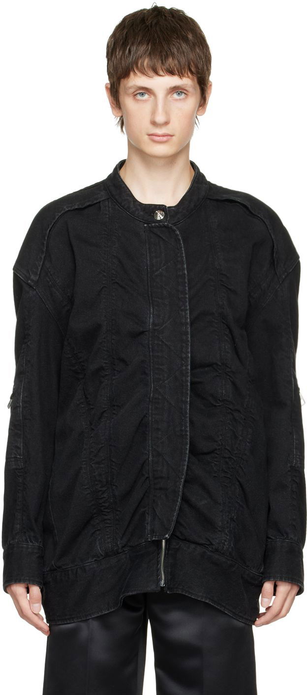 Яке We11done We11done Bomber Denim Jacket Черно | WD-DJ3-21-331-U-BK, 0