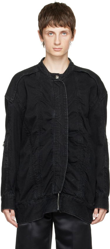 Яке We11done We11done Bomber Denim Jacket Черно | WD-DJ3-21-331-U-BK, 0