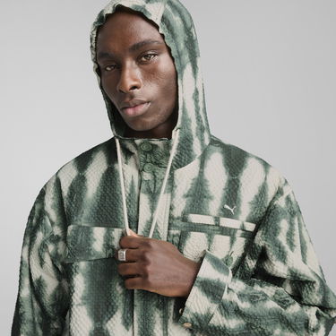 Ветровка Puma PALAIS ARTISAN Seersucker Hooded Jacket Зелено | 629390_30, 4