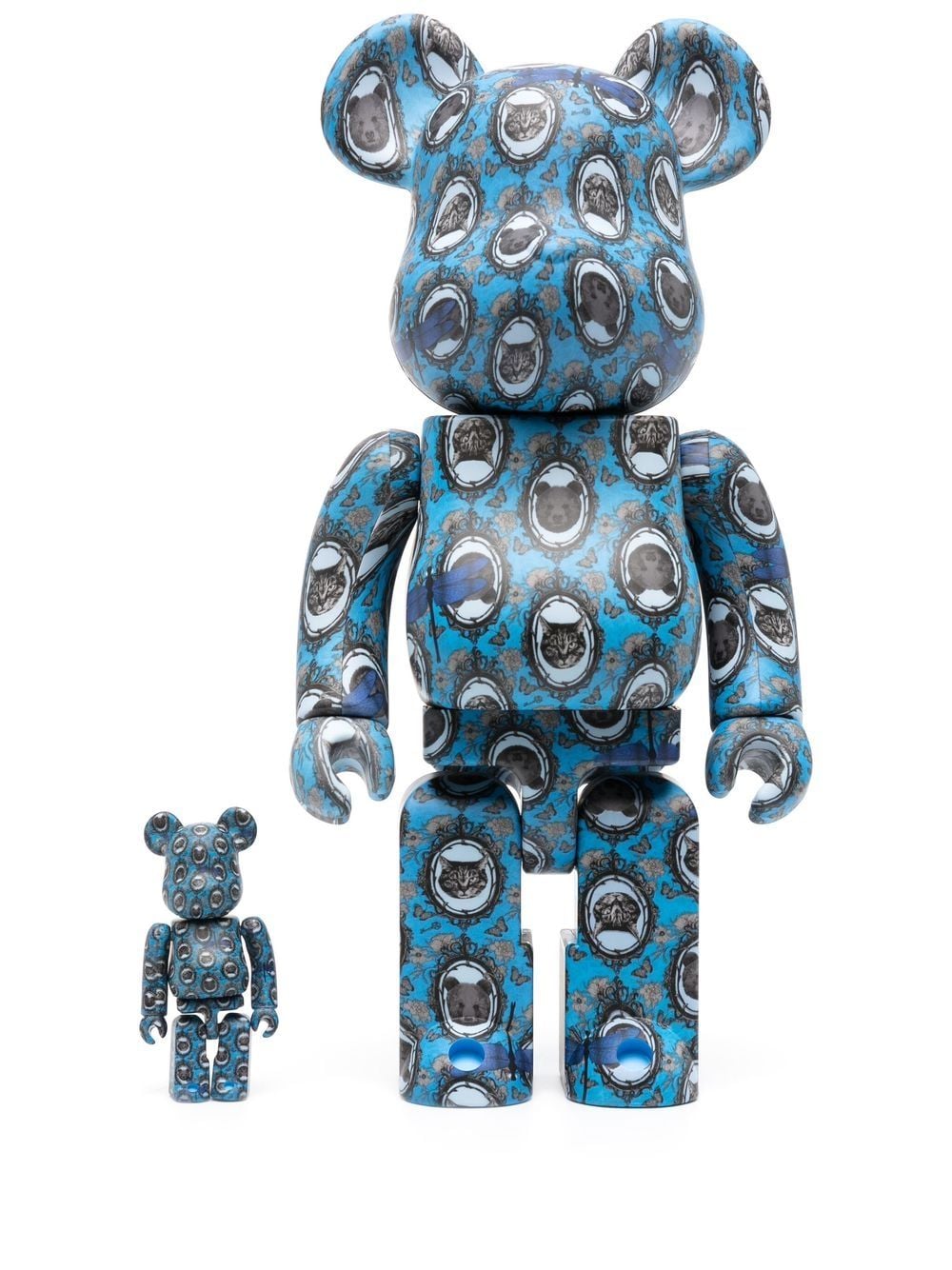 Колекционерско Medicom Toy Bearbrick Robe Japonica collectible statue - Blue Синьо | 453095660184718036142, 0