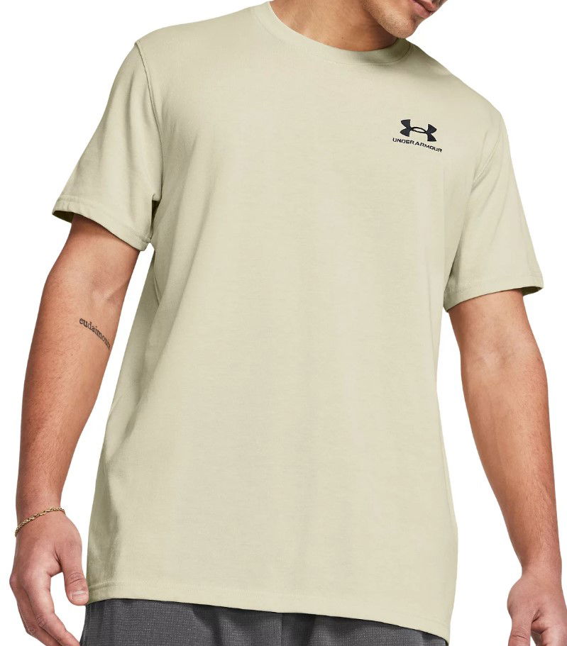 Тениска Under Armour UA M LOGO EMB HEAVYWEIGHT SS-BRN Бежово | 1373997-273, 0