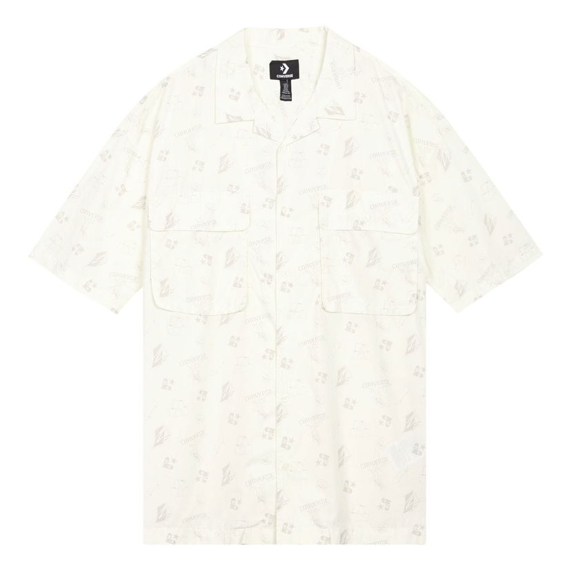 Риза Converse Skateboard Print Shirt Бяло | 10026163-A01