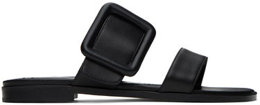 Аксесоари Manolo Blahnik Manolo Blahnik Tituba Leather Sandals Черно | 419-0691, 0